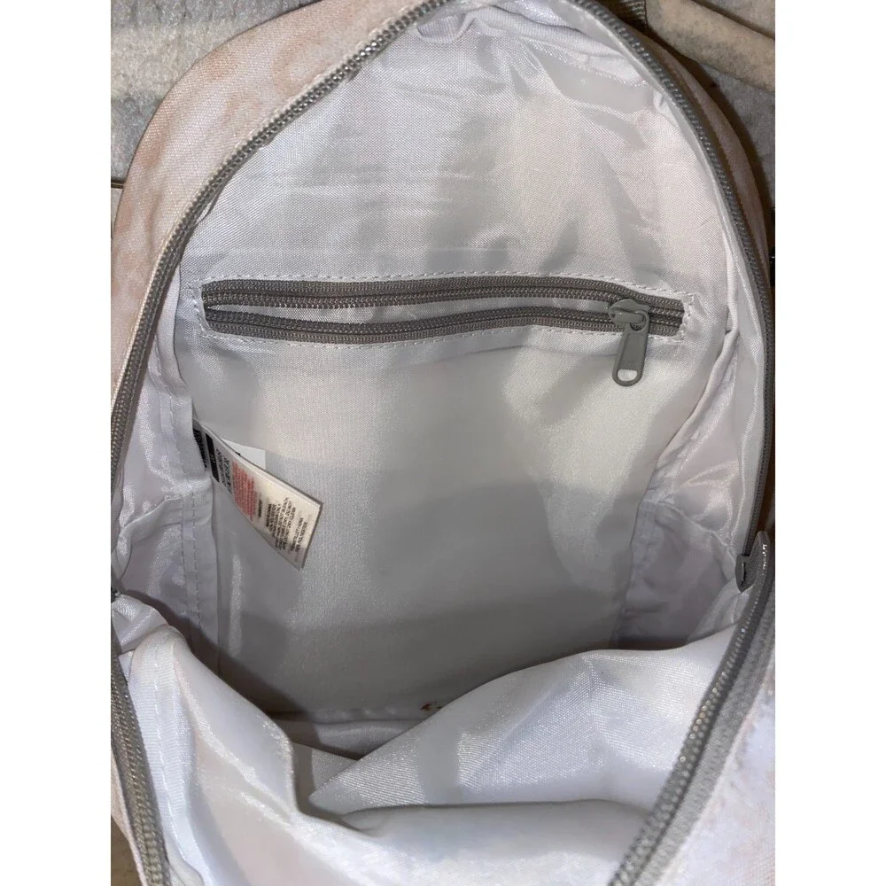 Gymshark Everyday Mini Backpack White 12”H x 9”W x 4”D Side Pockets Bag Pack